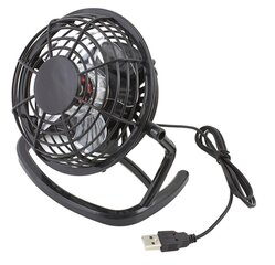 Galda ventilators Perf, melns cena un informācija | Ventilatori | 220.lv