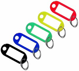 Брелоки с идентификаторами для ключей Perf,  100 шт цена и информация | Брелки | 220.lv