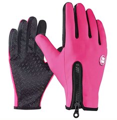 Спортивные тачскрин-перчатки Perf9, размер M розовые цена и информация | Аксессуары для телефонов | 220.lv