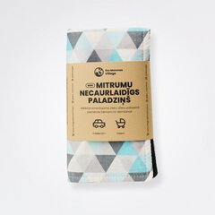 Mitrumu necaurlaidīgs mini palags Eko Mammas, tirkīzzils, 23x40 cm cena un informācija | Pārtinamās virsmas un autiņi | 220.lv