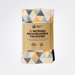 Mitrumu necaurlaidīgs mini palags Eko Mammas, dzeltens, 23x40 cm cena un informācija | Pārtinamās virsmas un autiņi | 220.lv