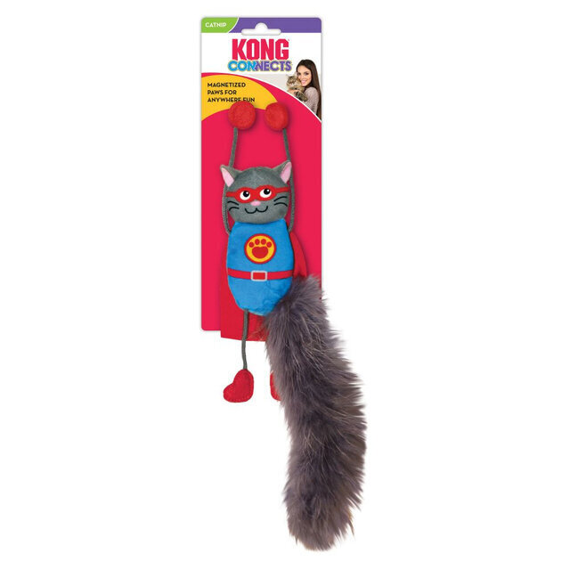 Rotaļlieta ar magnētu kaķiem Kong Connects Magicat, 30 cm cena un informācija | Rotaļlietas kaķiem | 220.lv