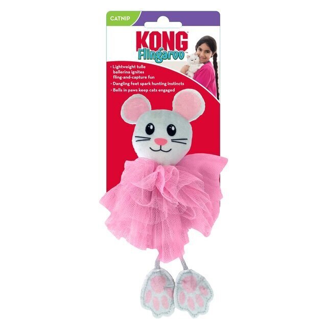 Rotaļu pele balerīna kaķiem Kong Flingaroo Tutu цена и информация | Rotaļlietas kaķiem | 220.lv