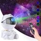Gaismas efektu projektors Astronauts LED 3D, balts cena un informācija | Attīstošās rotaļlietas | 220.lv