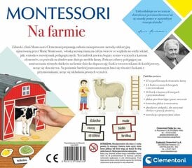 Montesori spēlē - ferma Clementoni cena un informācija | Galda spēles | 220.lv