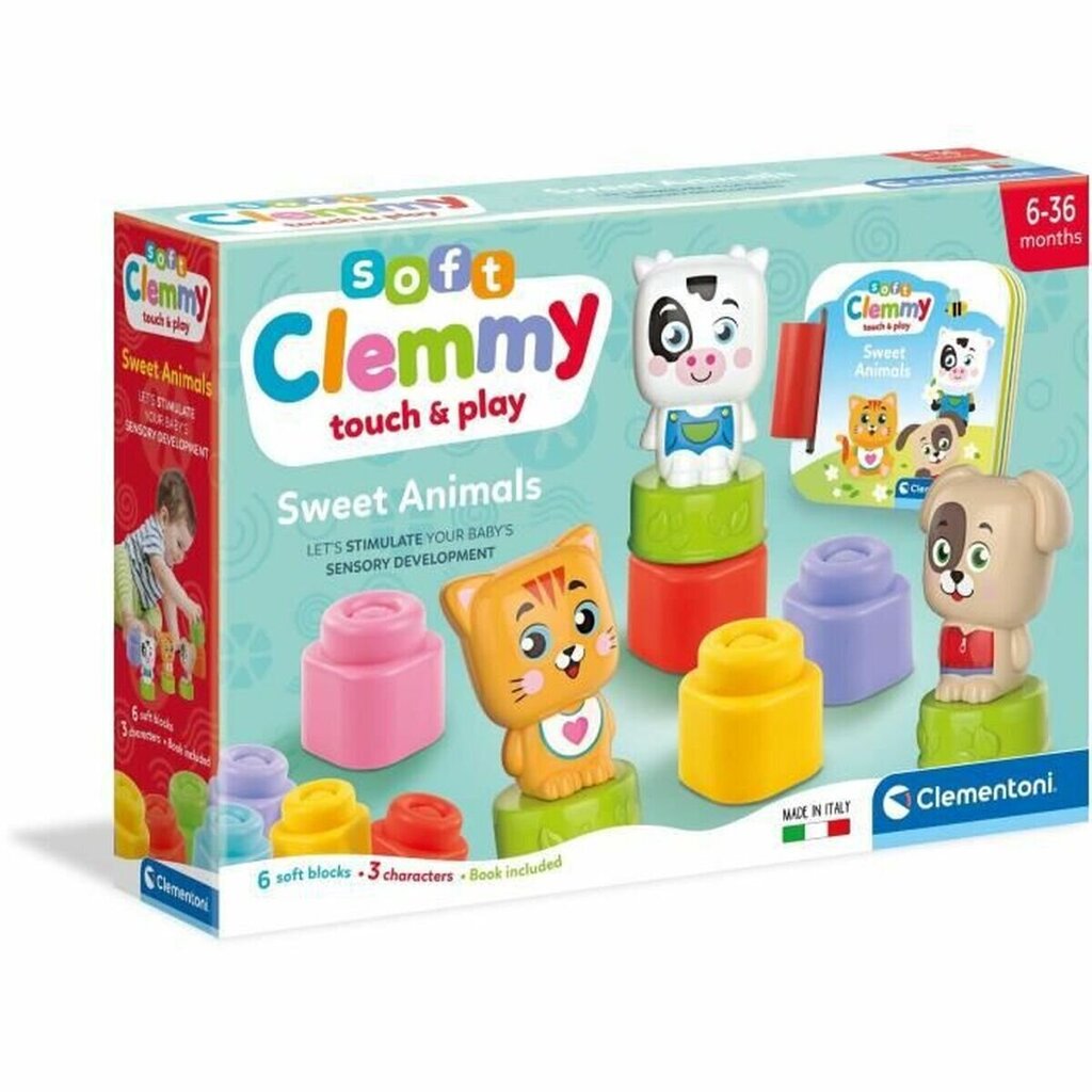 Klucīši ar grāmatu bērniem Clementoni Clemmy, 9 d. цена и информация | Rotaļlietas zīdaiņiem | 220.lv