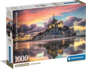 Puzle Clementoni Le Magnifique Mont Saint-Michel, 1000 d. cena un informācija | Puzles, 3D puzles | 220.lv