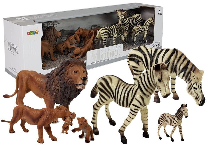 Figūriņu komplekts Safari Animals Lean Toys цена и информация | Rotaļlietas meitenēm | 220.lv