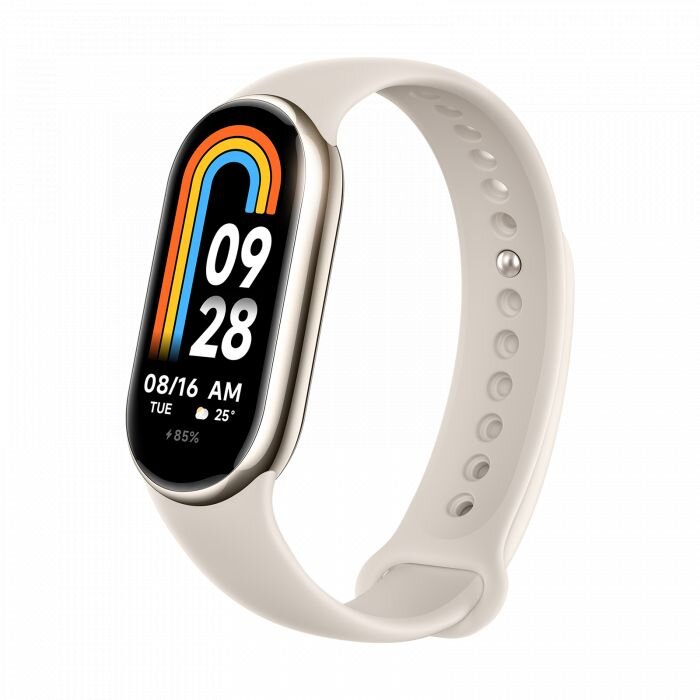 Xiaomi Smart Band 8 Champagne Gold cena un informācija | Fitnesa aproces | 220.lv