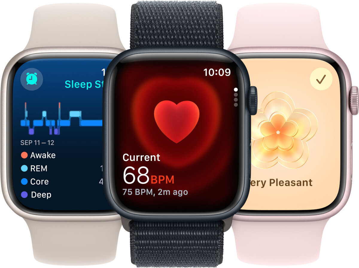 Apple Watch Series 9 GPS + Cellular 45mm (PRODUCT)RED Aluminium Case with (PRODUCT)RED Sport Band - M/L MRYG3KS/A cena un informācija | Viedpulksteņi (smartwatch) | 220.lv