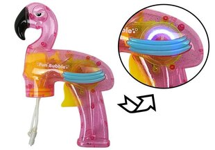 Flamingo burbuļpistole Lean Toys, rozā cena un informācija | Ūdens, smilšu un pludmales rotaļlietas | 220.lv