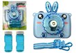 Ziepju burbuļu mašīna kamera, zila cena un informācija | Ūdens, smilšu un pludmales rotaļlietas | 220.lv