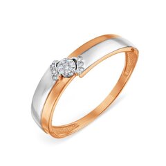 Золотое кольцо для женщин с бриллиантами цена и информация | Кольца | 220.lv