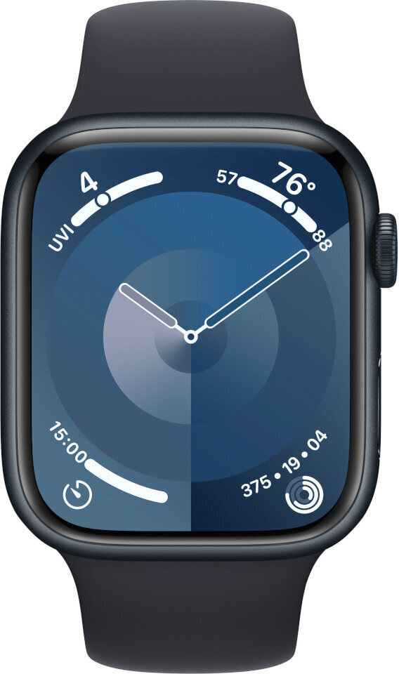 Apple Watch Series 9 GPS + Cellular 45mm Midnight Aluminium Case with Midnight Sport Band - M/L MRMD3KS/A cena un informācija | Viedpulksteņi (smartwatch) | 220.lv