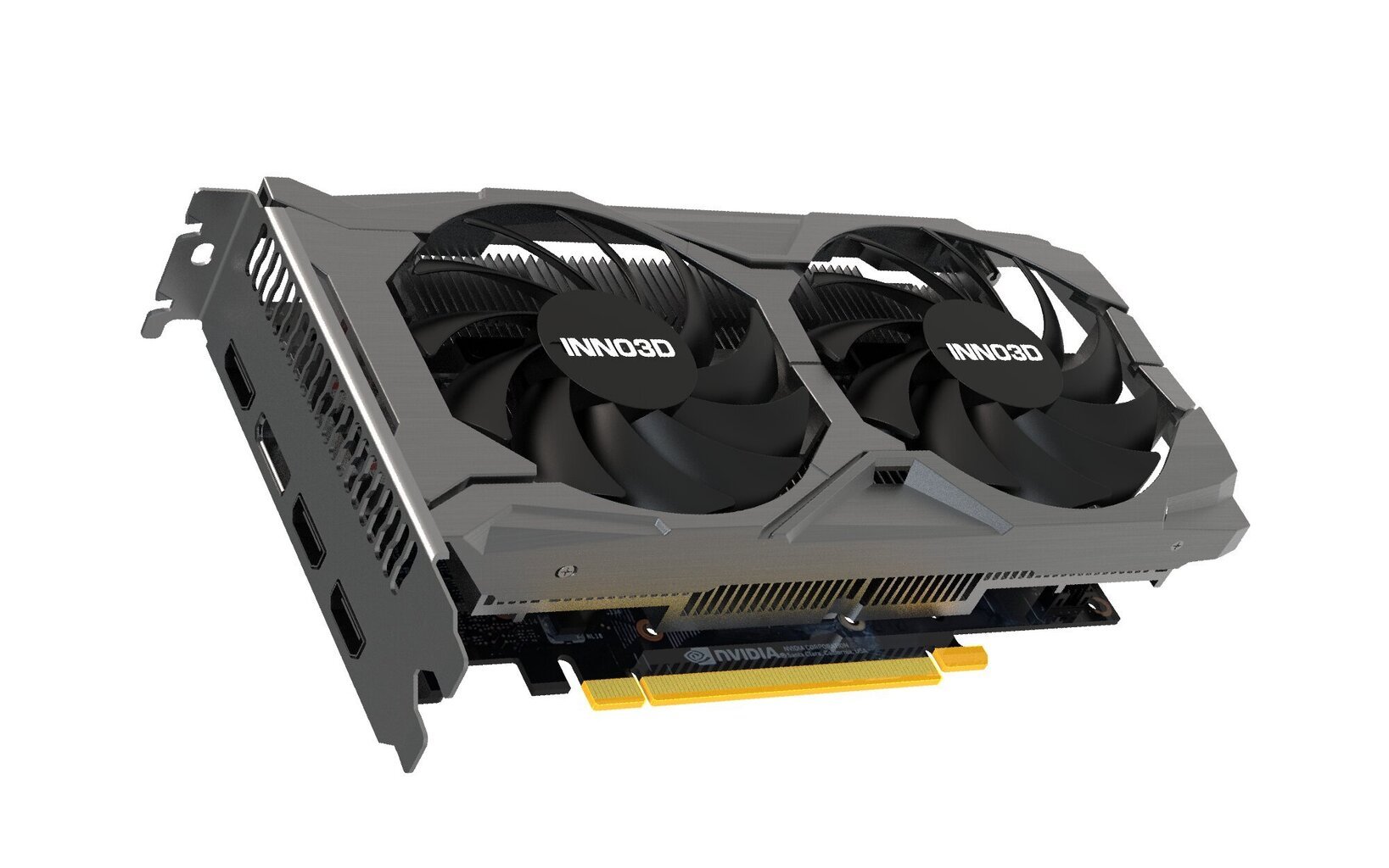Inno3D GeForce GTX 1650 Twin X2 OC V3 (N16502-04D6X-171330N) cena un informācija | Videokartes (GPU) | 220.lv