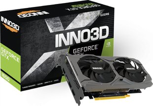 Inno3D GeForce GTX 1650 Twin X2 OC V3 (N16502-04D6X-171330N) цена и информация | Видеокарты (GPU) | 220.lv