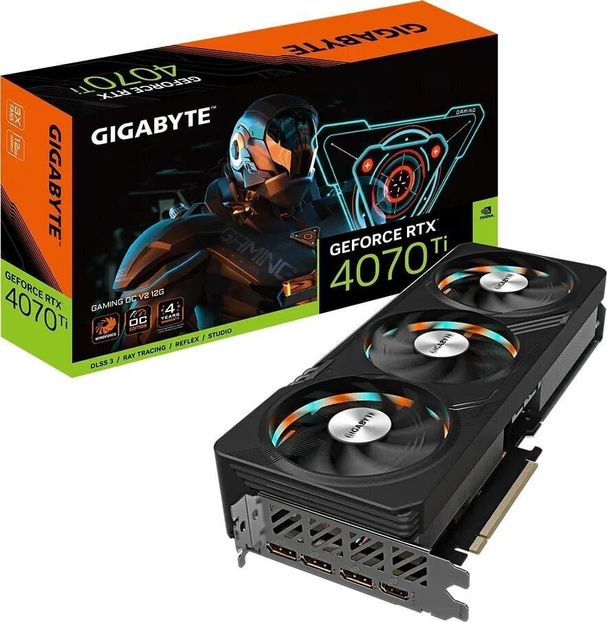 Gigabyte GeForce RTX­­ 4070 Ti Gaming OC V2 12G (GV-N407TGAMING OCV2-12GD) цена и информация | Videokartes (GPU) | 220.lv
