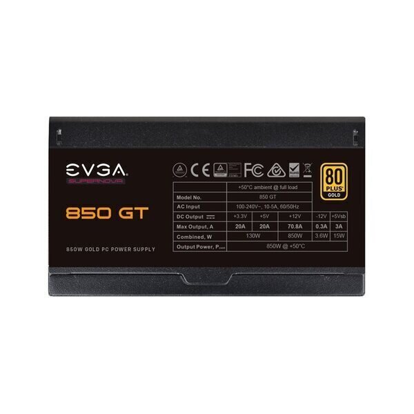 Evga SuperNova 123-GM-0850-X2 cena un informācija | Barošanas bloki (PSU) | 220.lv