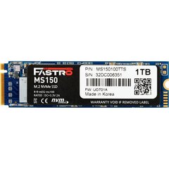 MegaFastro MS150 MS150100TTS цена и информация | Внутренние жёсткие диски (HDD, SSD, Hybrid) | 220.lv