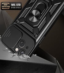 Hybrid Armor Camshield предназначен для Realme 10 Pro черный цена и информация | Чехлы для телефонов | 220.lv