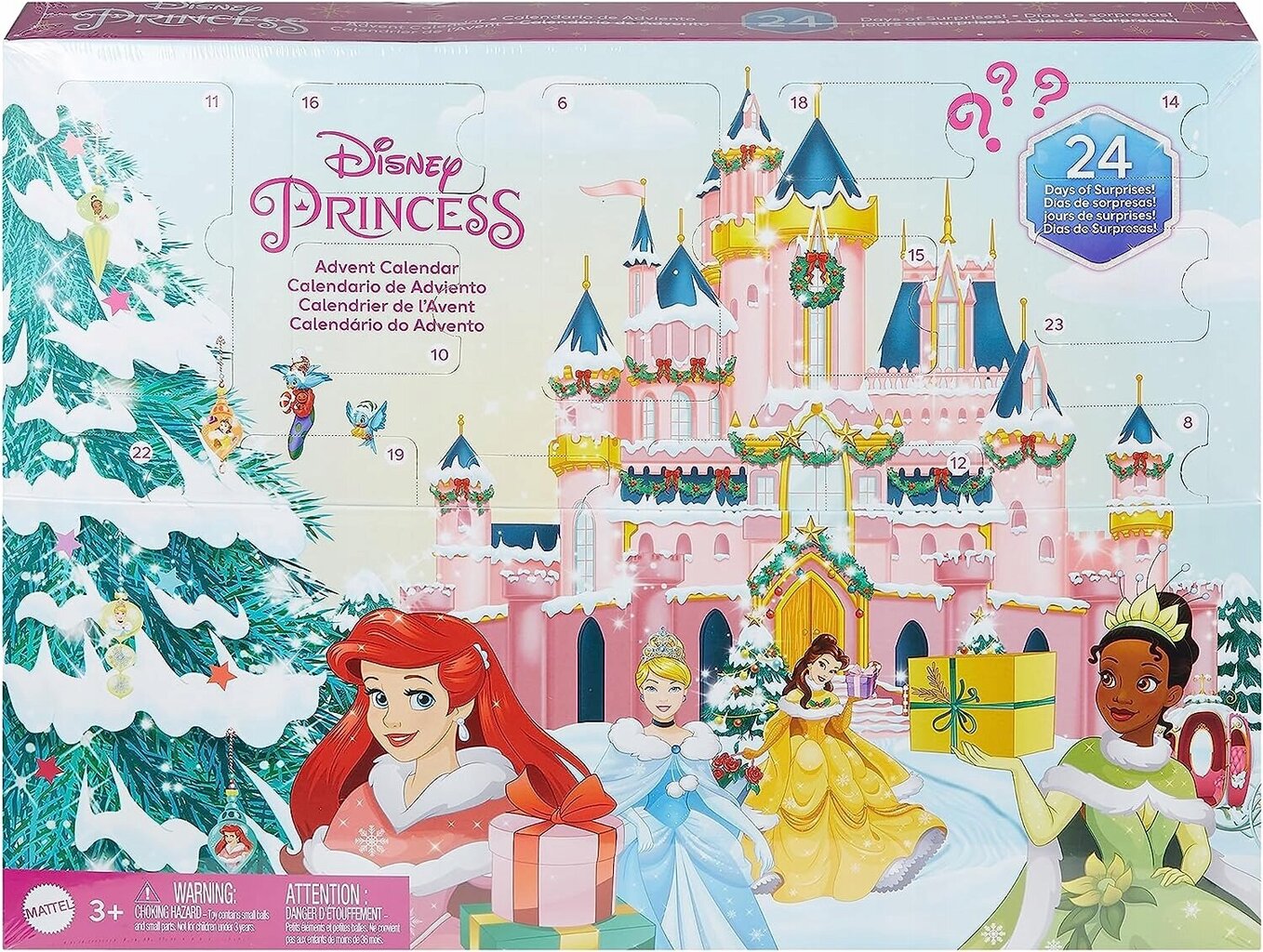 Adventes kalendārs Disney Princess, 24gab. цена и информация | Rotaļlietas meitenēm | 220.lv