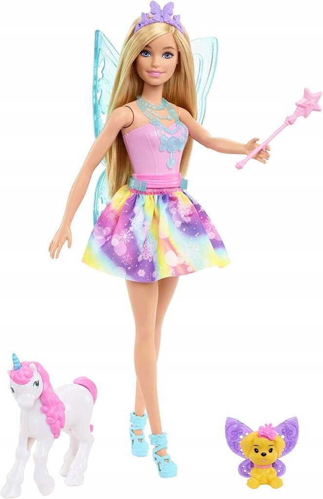 Adventes kalendārs Barbie Dreamtopia HGM66, 24gab. цена и информация | Rotaļlietas meitenēm | 220.lv