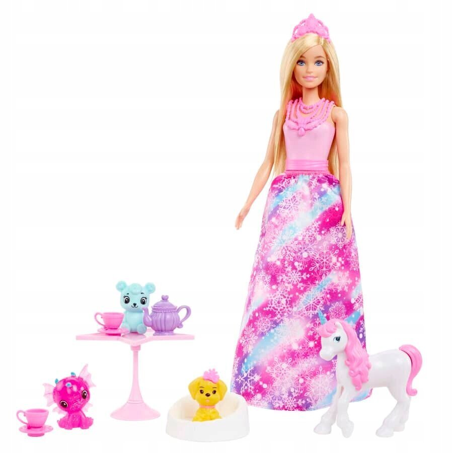 Adventes kalendārs Barbie Dreamtopia HGM66, 24gab. cena un informācija | Rotaļlietas meitenēm | 220.lv