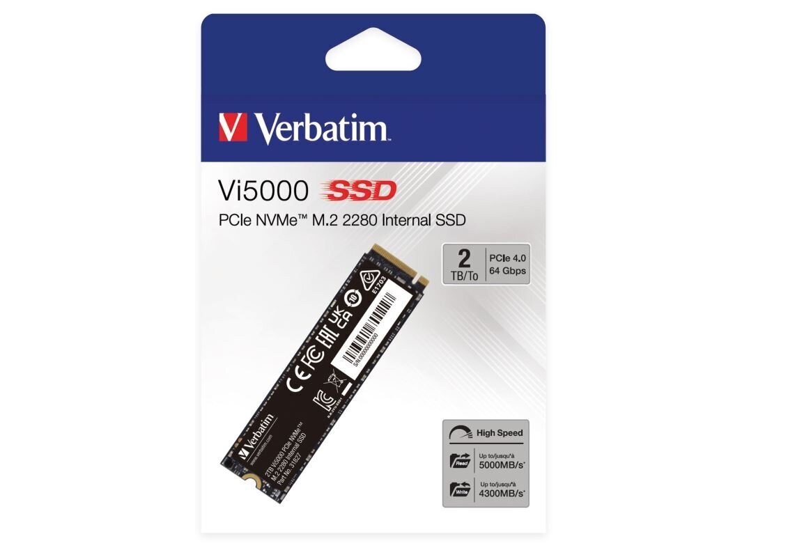 Verbatim Vi5000 cena un informācija | Iekšējie cietie diski (HDD, SSD, Hybrid) | 220.lv