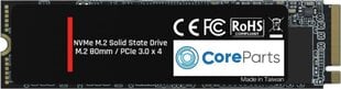CoreParts CPSSD-M.2NVME-256G cena un informācija | Iekšējie cietie diski (HDD, SSD, Hybrid) | 220.lv
