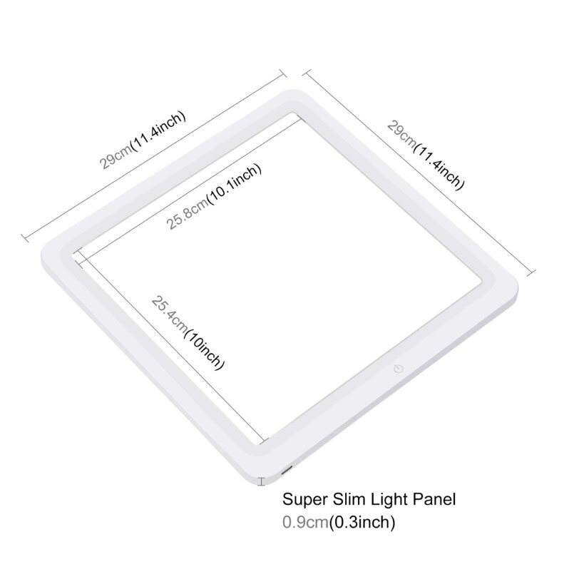 Andoer LED panelis objektu fotografēšanai, 29 cm цена и информация | Apgaismojums fotografēšanai | 220.lv