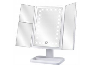 Kosmētiskais spogulis, LED 350 x 310 mm cena un informācija | Kosmētikas somas, spoguļi | 220.lv