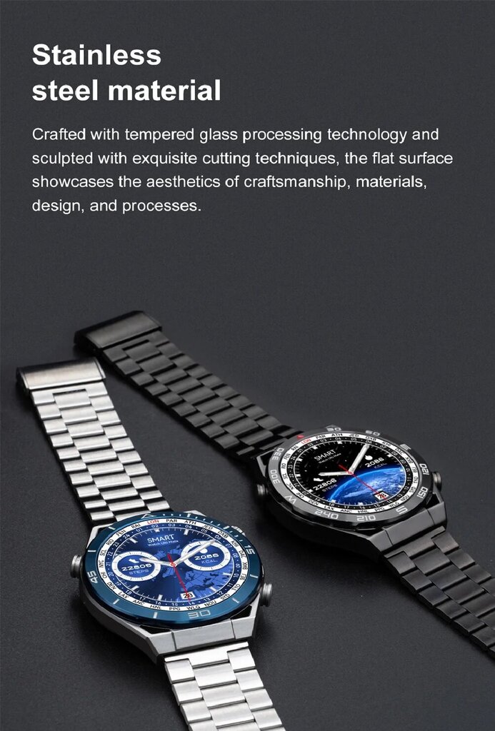 DT Ultramate Steel Blue cena un informācija | Viedpulksteņi (smartwatch) | 220.lv