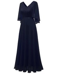 Длинное женское платье DressTells, темно-синее цена и информация | Платья | 220.lv