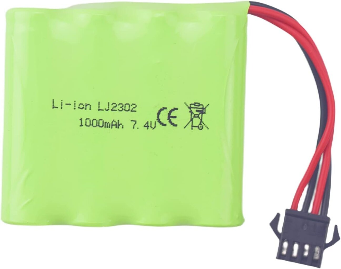 7.4V Akumulatora Lādētājs 1000mAh SM-4P ar USB Lādēšanas Kabeli DE36W DE65 NO.1809 RC Rotaļlietu Automobiļa Modeļiem цена и информация | Baterijas | 220.lv