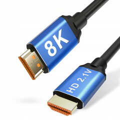 Zenwire HDMI 2.1, 1.2m cena un informācija | Kabeļi un vadi | 220.lv