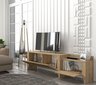 TV skapītis Asir, 180x50x35cm, gaiši brūns cena un informācija | TV galdiņi | 220.lv