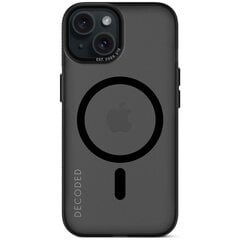 Decoded - protective case for iPhone 15 compatible with MagSafe (ice-black) цена и информация | Чехлы для телефонов | 220.lv