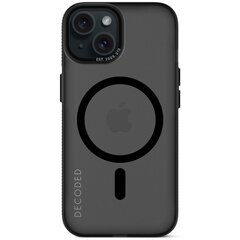 Decoded - protective case for iPhone 15 Pro compatible with MagSafe (ice-black) цена и информация | Чехлы для телефонов | 220.lv