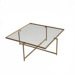 Кофейный столик Asir, 85x35x85см, золотой цена и информация | Журнальные столики | 220.lv