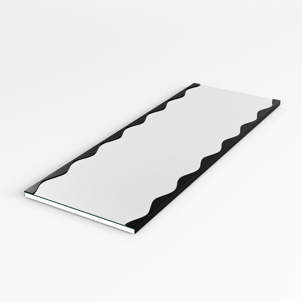 Spogulis Asir, 50x140cm, melns cena un informācija | Vannas istabas spoguļi | 220.lv