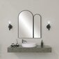 Spogulis Asir, 20x60x73cm, melns cena un informācija | Vannas istabas spoguļi | 220.lv