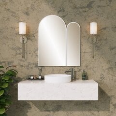 Зеркало Asir, 20x60x73см, белое цена и информация | Зеркала в ванную | 220.lv