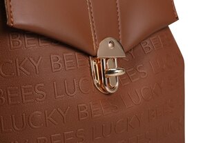 Sieviešu mugursoma Lucky Bees 1214, brūna цена и информация | Куинн | 220.lv