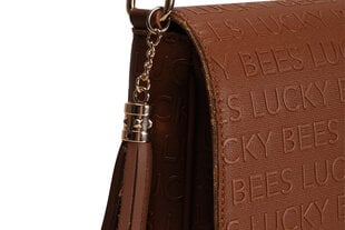 Sieviešu rokassomiņa Lucky Bees 1389, brūna cena un informācija | Sieviešu somas | 220.lv