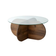 Кофейный столик Asir, 75x35x75см, коричневый цена и информация | Журнальные столики | 220.lv