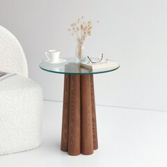 Кофейный столик Asir, 45x50x50см, коричневый цена и информация | Журнальные столики | 220.lv