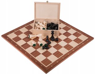 Шахматы с пластиковыми фигурками, 52 x 52 см цена и информация | Настольная игра | 220.lv
