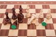 Šahs, 55x55 cm cena un informācija | Galda spēles | 220.lv