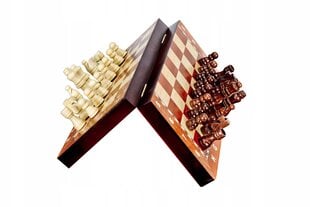 Деревянные магнитные шахматы, 28 x 28 см цена и информация | Настольные игры, головоломки | 220.lv