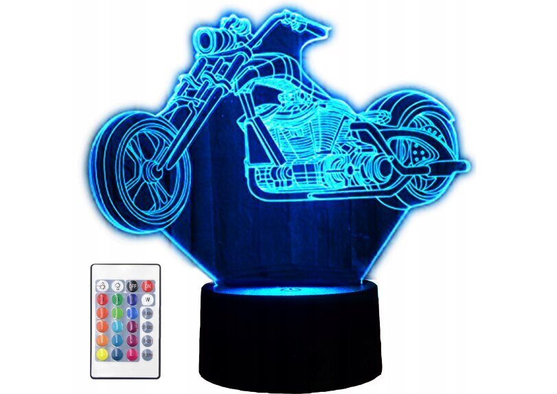 Belsi dekoratīvā lampa Motocikls цена и информация | Interjera priekšmeti | 220.lv